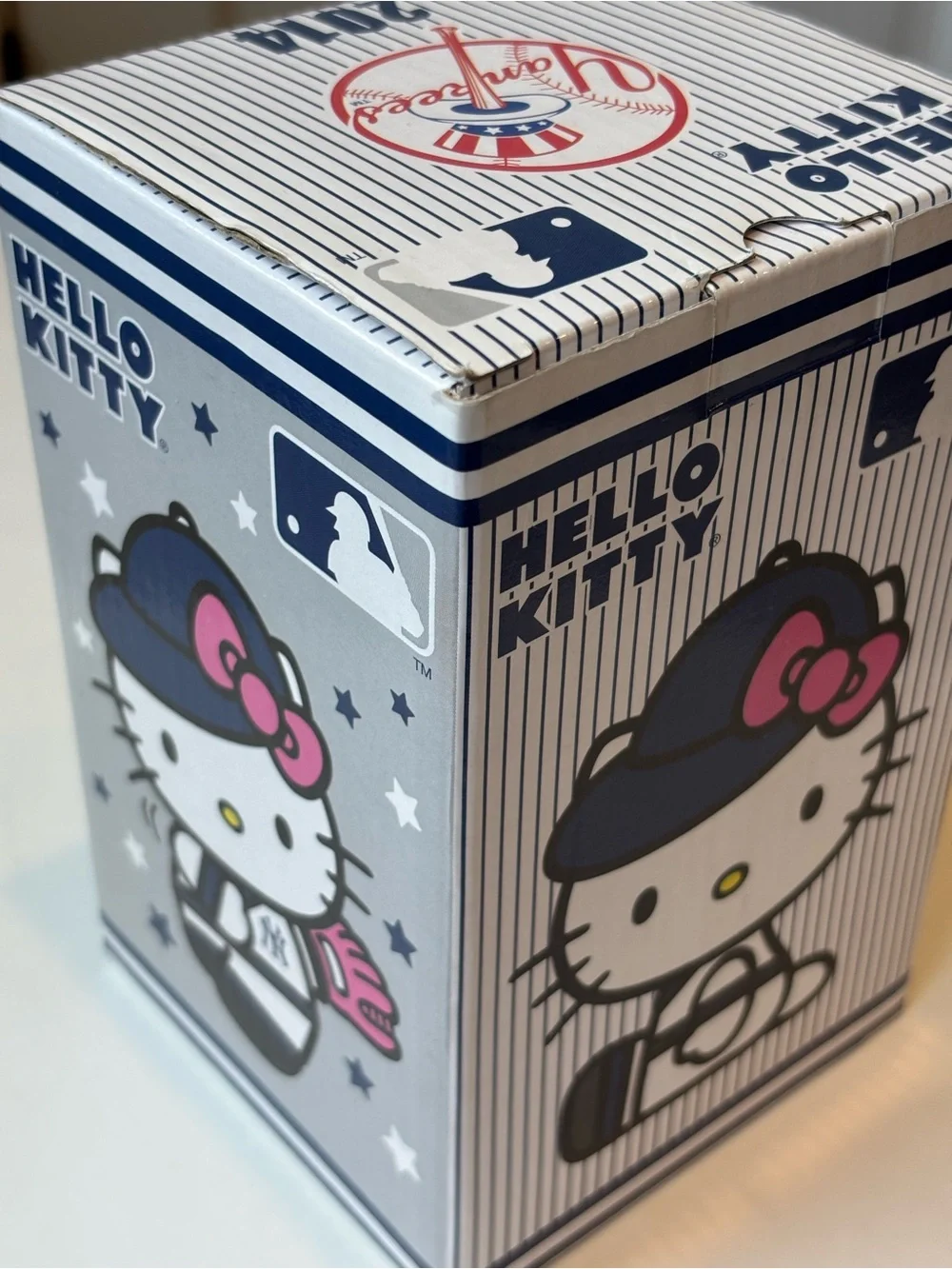 New Hello Kitty New York Yankees Pink & White Figure - Official Character Toy